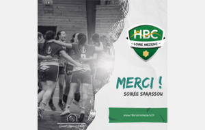 [ Remerciements Soirée Sarassou ]