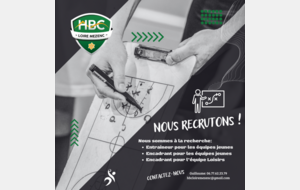 [ Recrutement Coachs, Encadrants pour la saison 2025-2026 ]