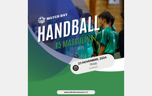 Match Championnat -15 Masculins