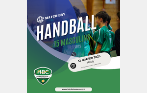 Match Championnat -15 Masculins