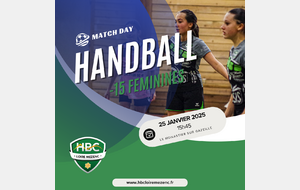 Match Championnat -15 Féminines