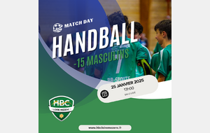 Match Championnat -15 Masculins