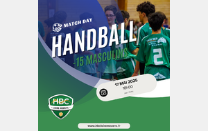 Match Championnat -15 Masculins