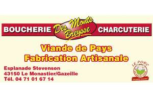 Boucherie Charcuterie des Monts Breysse